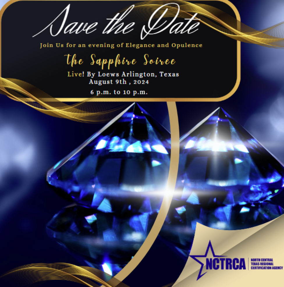 North Central Texas Regional Certification Agency's  Sapphire Soiree Gala