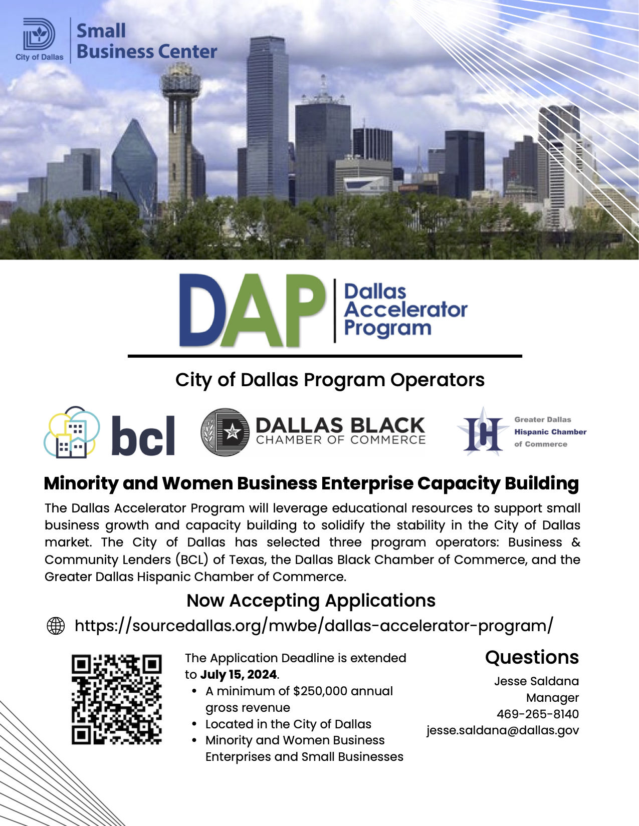 City of Dallas Program Operators