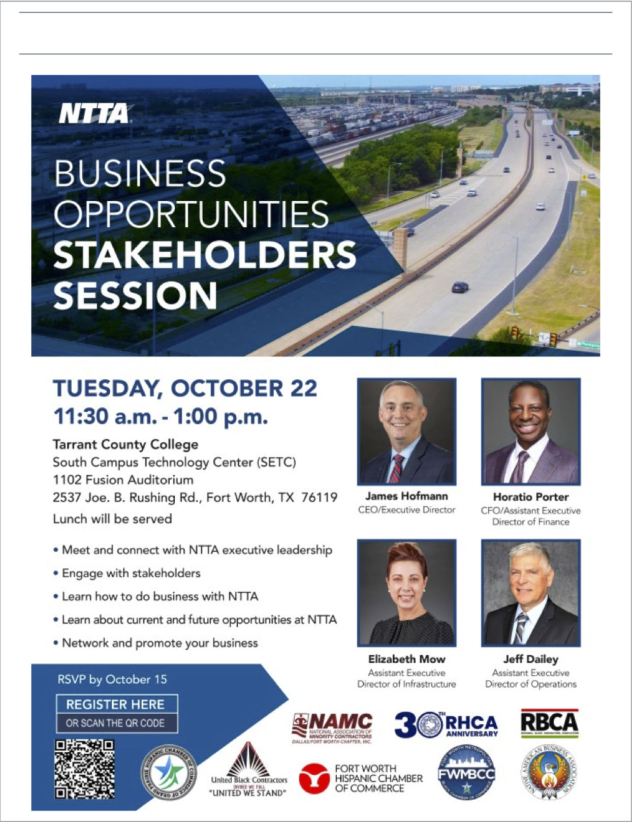 NTTA Business Opportunities Stakeholders Session